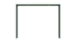 Passepartout Winston in der Farbausführung Salbeigrün, Frontansicht