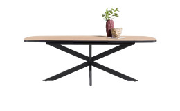 Esstisch ausziehbar Avalox in Oak natural vintage, Platte aus Primo Laminato