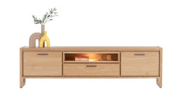 Lowboard von Henders & Hazel in Eiche furniert inkl. Beleuchtung