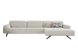 Basis-Wohnlandschaft 1552, in der Farbausführung Silber