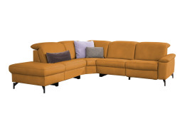 Komfort-Ecksofa 1590, in der Farbausführung Gelb