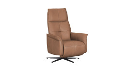 Relaxsessel 9361, in der Farbausführung Braun, Schrägansicht, rechts