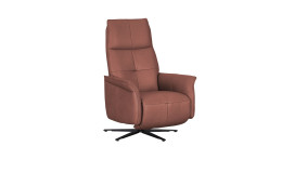 Relaxsessel 9361, in der Farbausführung Rot, Schrägansicht, rechts