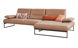 Basis-Ecksofa 9360, in der Farbausführung Braun