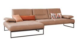 Basis-Ecksofa 9360, in der Farbausführung Braun