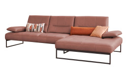 Basis-Ecksofa 9360, in der Farbausführung Rot