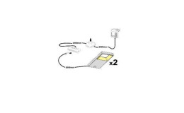 Unterbaubeleuchtung San Remo in neutralweiß, 2er-Set 