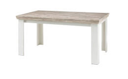 Esstisch Flores in Pinie Nachbildung mit einer Tischplatte in Oslo Pinie Nachbildung