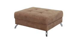 Hocker Santa Fee in der Farbe Cognac/Hellbraun