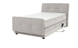 Boxspringbett Pia in der Farbe Hellgrau