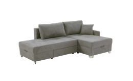 Wohnlandschaft Luke in Stoff Grau 