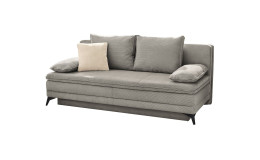 Schlafsofa Laurica in Stoff mittelgrau