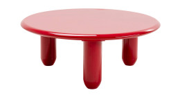 Couchtisch Eliano Rot von Kare, in Rot lackiert