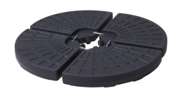 Schirm-Füllplatten Set Kunststoff anthrazit, 4er-Set