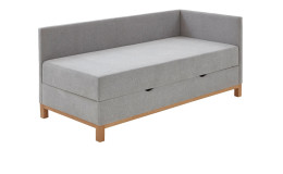 Studioliege Savona in einem Hellgrauen Bezugsstoff