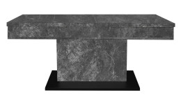 Couchtisch Levage in Keramikoptik grau