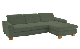 Basis-Wohnlandschaft plano|FORM Marbella, in der Farbausführung Grün, Schrägansicht