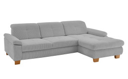 Basis-Wohnlandschaft plano|FORM Marbella, in der Farbausführung Grey, Schrägansicht