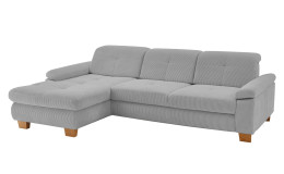 Basis-Wohnlandschaft plano|FORM Marbella, in der Farbausführung Grey, Schrägansicht