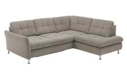 Basis-Wohnlandschaft plano|FORM Imola, in der Farbausführung Platin, Schrägansicht