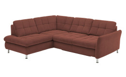 Basis-Wohnlandschaft plano|FORM Imola, in der Farbausführung Wine, Schrägansicht