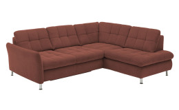 Basis-Wohnlandschaft plano|FORM Imola, in der Farbausführung Wine, Schrägansicht