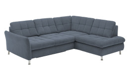 Basis-Wohnlandschaft plano|FORM Imola, in der Farbausführung Blau, Schrägansicht