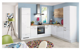 nobilia Küche Flash Structura Weiss Eiche Havanna Nachbildung