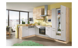 nobilia Küche Speed Riva Seidengrau Eiche San Remo Nachbildung