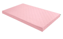 Kaltschaummatratze 120 x 200 cm H2 in einem Bezug in Rose