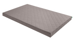 Kaltschaummatratze 120 x 200 cm H2 in einem Bezug in Taupe