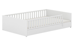 Bodenbett Little Flo in Kreideweiß. Ausführung Little