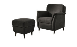 Komfort-Sessel plano|FORM Florenz, mit einem Sessel, in der Farbausführung Anthrazit