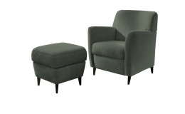 Komfort-Sessel plano|FORM Florenz, mit einem Sessel, in der Farbausführung Moos