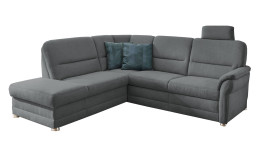 Komfort-Wohnlandschaft plano|FORM Easyplan Q+, in der Farbausführung Grey