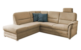 Komfort-Wohnlandschaft plano|FORM Easyplan Q+, in der Farbausführung Honey