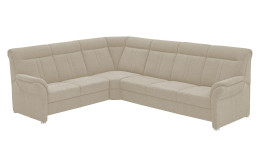 Basis-Ecksofa plano|FORM Favorit, in der Farbausführung Beige, Schrägansicht