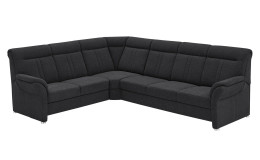 Basis-Ecksofa plano|FORM Favorit, in der Farbausführung Anthrazit, Schrägansicht