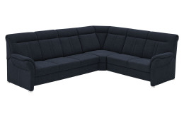 Basis-Ecksofa plano|FORM Favorit, in der Farbausführung Blau, Schrägansicht