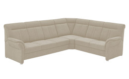 Basis-Ecksofa plano|FORM Favorit, in der Farbausführung Beige, Schrägansicht