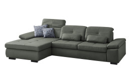 Komfort-Ecksofa plano|FORM Athen, in der Farbausführung Grün