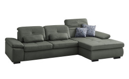 Komfort-Ecksofa plano|FORM Athen, in der Farbausführung Grün