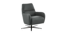 Komfort-Relaxsessel plano|FORM Tivoli, in der Farbausführung Anthrazit, Schrägansicht
