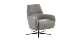 Komfort-Relaxsessel plano|FORM Tivoli, in der Farbausführung Grau, Schrägansicht