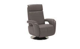 Komfort-Relaxsessel plano|FORM Freeway, in der Farbausführung Greystone, Schrägansicht