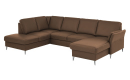 Basis-Wohnlandschaft plano|FORM Lirio, in der Farbausführung Macciato, Schrägansicht