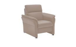 Basis-Sessel plano|FORM Mandala, in der Farbausführung Linen, Schrägansicht