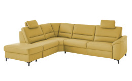 Komfort-Wohnlandschaft plano|FORM Enna, in der Farbausführung Yellow