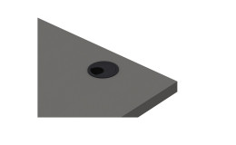 Kabeldurchlass, Schrägansicht