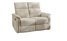 Sofa 2-Sitz Jana im Stoff Cord Light Greige